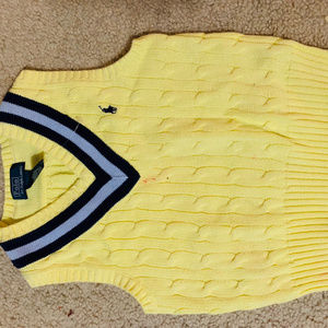 ralph lauren sleeveless sweater kids